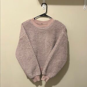 Cozy Pink Fleece Sweater